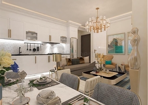 2+1 penthouse in the center of Alanya