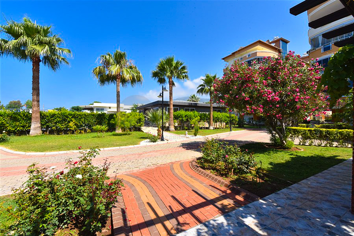 2+1 apartment on the first coastline in Demirtas district