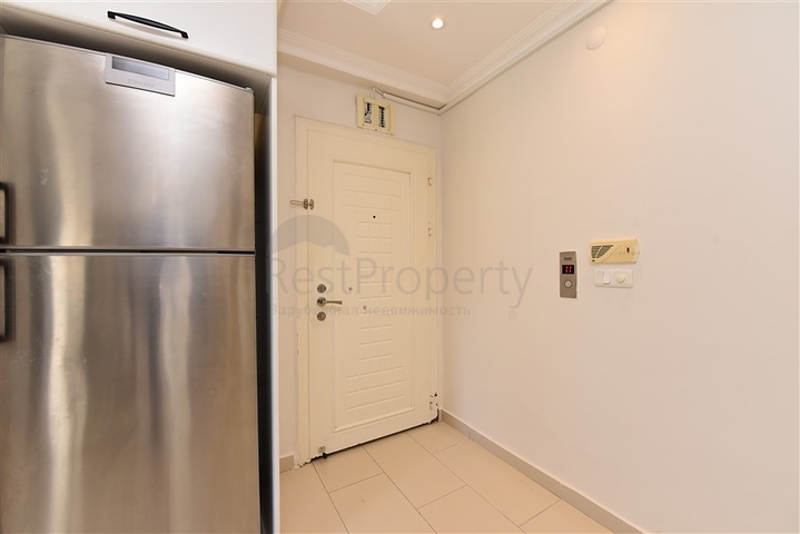 2+1 apartment on the first coastline in Demirtas district