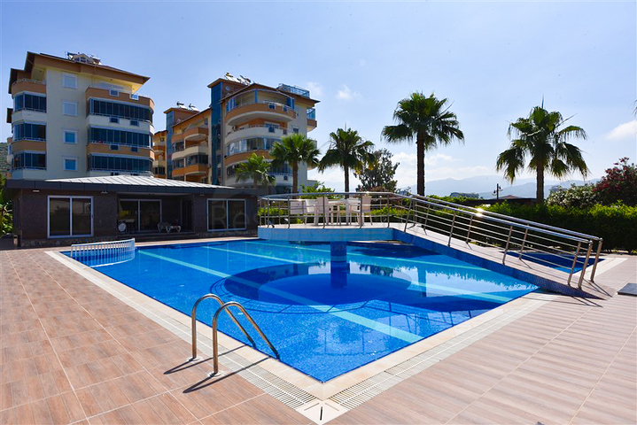 2+1 apartment on the first coastline in Demirtas district