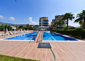 2+1 apartment on the first coastline in Demirtas district