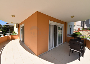 2+1 apartment on the first coastline in Demirtas district