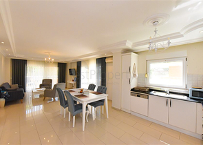 2+1 apartment on the first coastline in Demirtas district