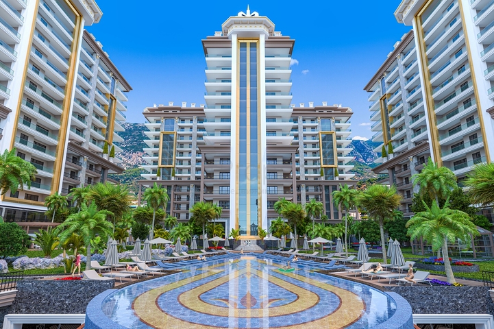 4+1 apartment in the largest project in Mahmutlar