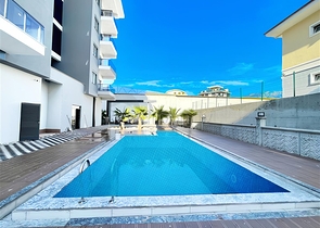 New 1+1 apartment in Kargicak, 400 m from the sea