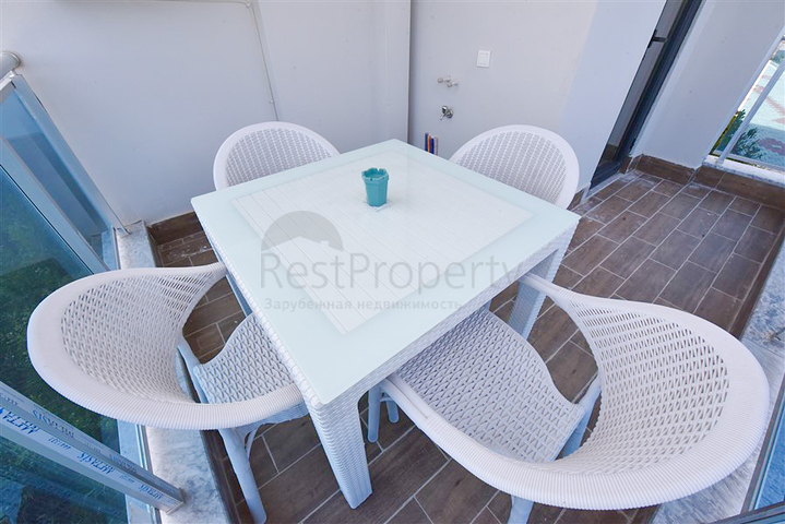 1+1 apartment with furniture and appliances, in the Mahmutlar area