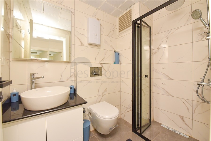 1+1 apartment with furniture and appliances, in the Mahmutlar area