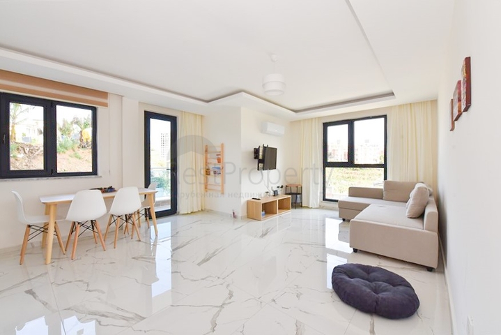 1+1 apartment with furniture and appliances, in the Mahmutlar area