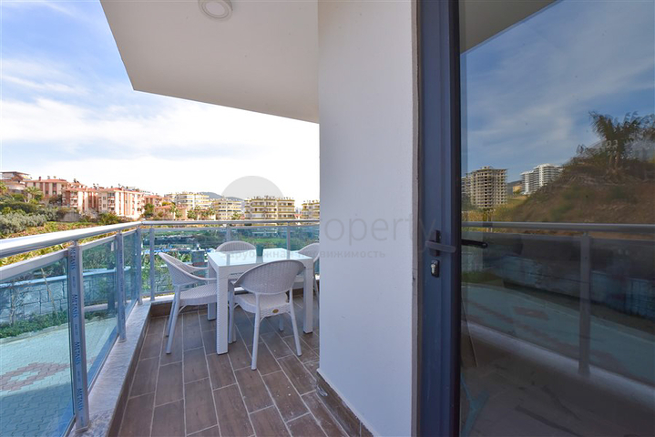 1+1 apartment with furniture and appliances, in the Mahmutlar area