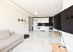 1+1 apartment with furniture and appliances, in the Mahmutlar area
