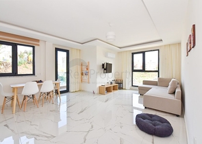 1+1 apartment with furniture and appliances, in the Mahmutlar area