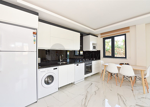 1+1 apartment with furniture and appliances, in the Mahmutlar area