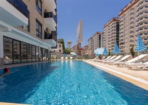 2+1 penthouse in the very center of Mahmutlar