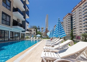 2+1 penthouse in the very center of Mahmutlar