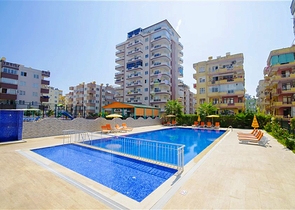 Furnished 2+1 apartment in Mahmutlar district