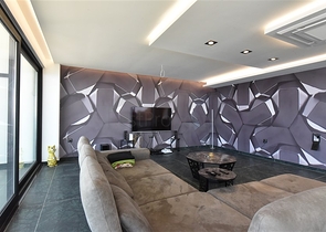 4+2 villa with pool and Mediterranean Sea view