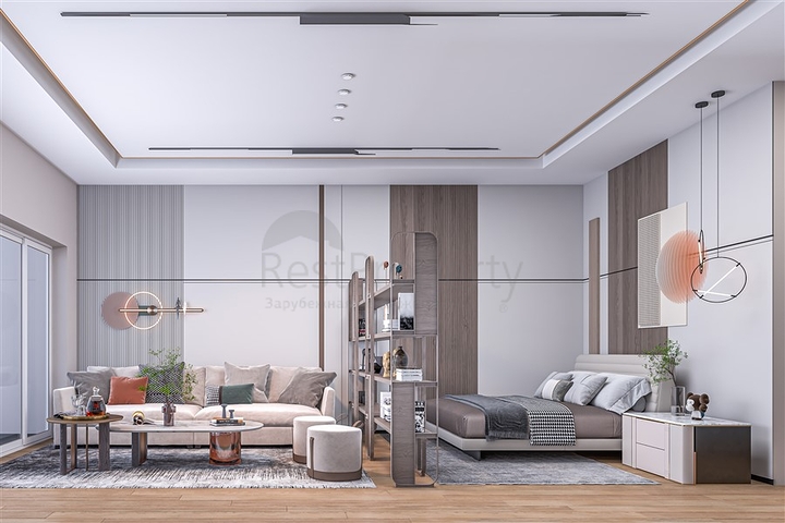 A new project of townhouses 500 meters from the sea