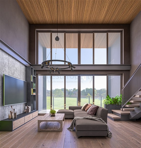 A new project of townhouses 500 meters from the sea