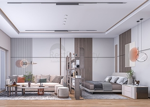 A new project of townhouses 500 meters from the sea