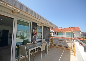 Spacious penthouse for a large family on the Mediterranean coast