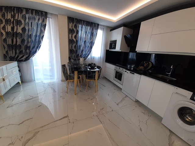 Furnished 1+1 apartment in Mahmutlar