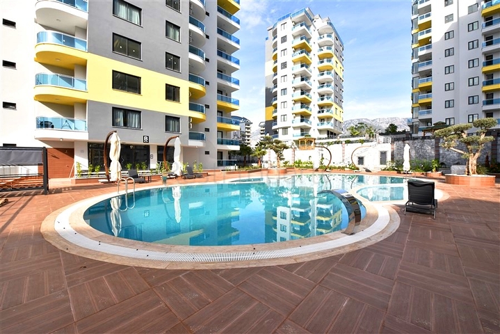 Furnished 1+1 apartment in Mahmutlar