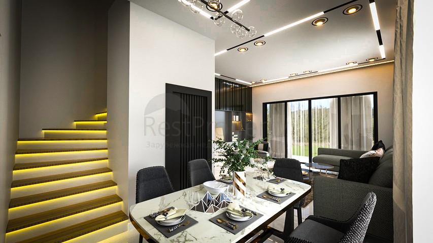 4+1 villas surrounded by pine forest in Avsallar area