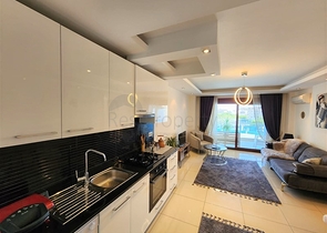 Apartment in a modern complex in an open area for obtaining a residence permit