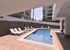 1+1 apartment in a new complex in Tosmur district