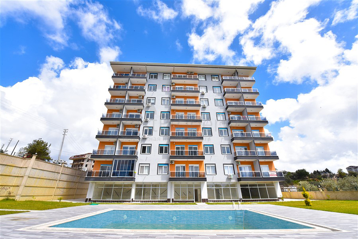 New 1+1 apartment in the popular Avsallar area