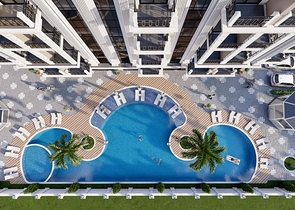 1+1 apartment in Avsallar district