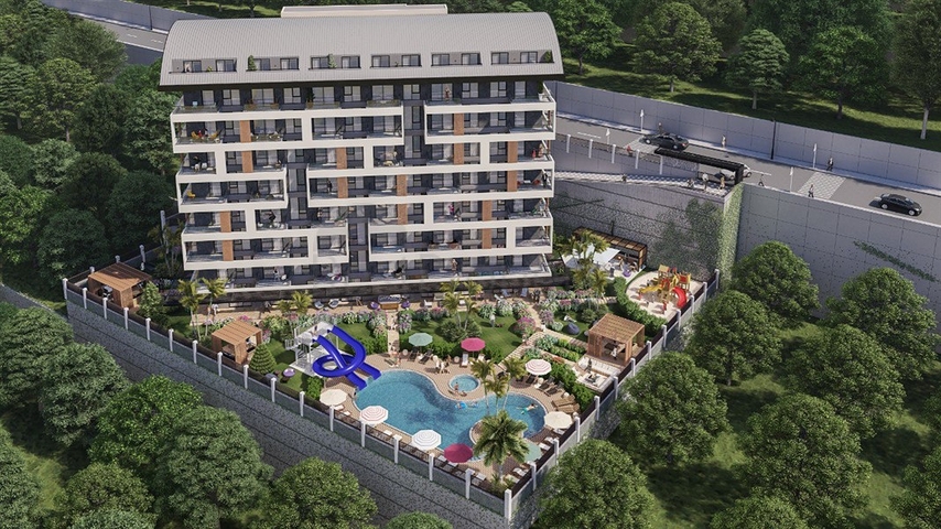 A new project under construction in the Demirtas area