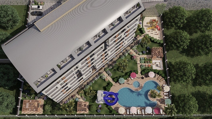 A new project under construction in the Demirtas area