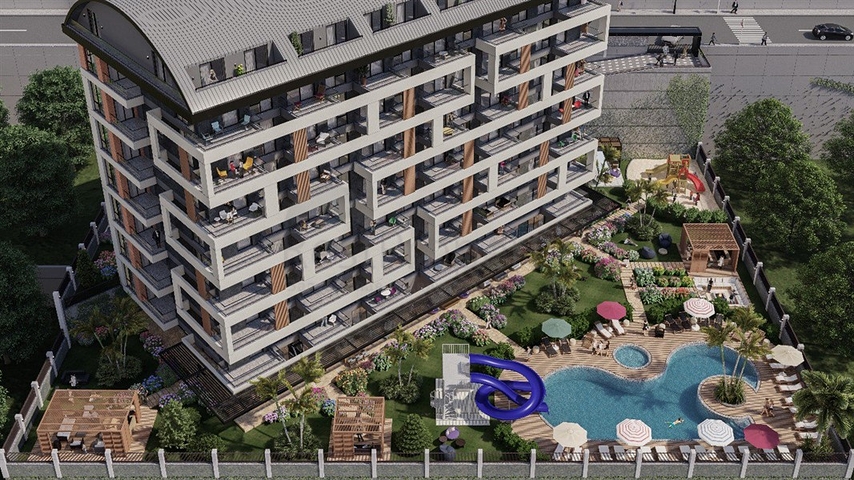 A new project under construction in the Demirtas area