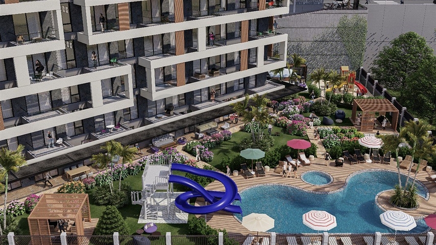 A new project under construction in the Demirtas area