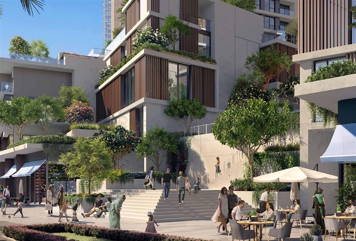 A serene oasis amidst the bustling urban bustle of Dubai Creek