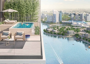 A serene oasis amidst the bustling urban bustle of Dubai Creek