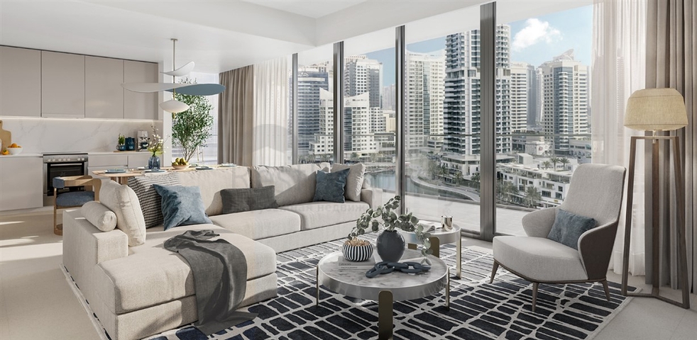 Luxury apartments in a 52-storey skyscraper in the most prestigious area of Dubai