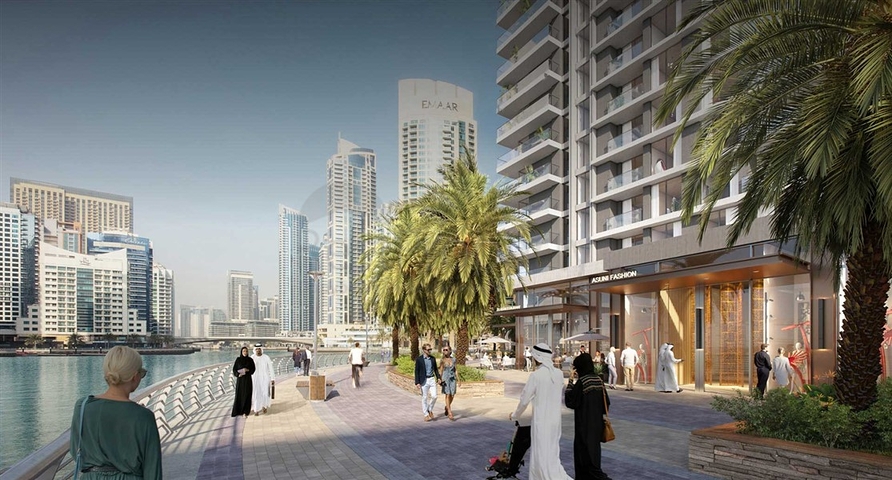 Luxury apartments in a 52-storey skyscraper in the most prestigious area of Dubai