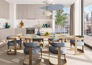 Luxury apartments in a 52-storey skyscraper in the most prestigious area of Dubai