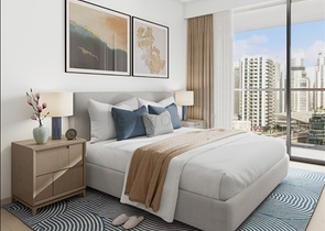 Luxury apartments in a 52-storey skyscraper in the most prestigious area of Dubai