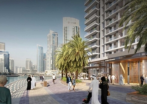 Luxury apartments in a 52-storey skyscraper in the most prestigious area of Dubai