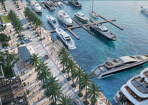 Luxury and comfort in a residential complex with a magnificent view of the yacht club