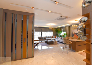 4+1 villa with modern design in the picturesque Kargicak area