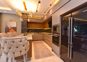 4+1 villa with modern design in the picturesque Kargicak area