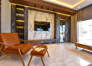 4+1 villa with modern design in the picturesque Kargicak area