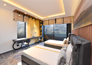 4+1 villa with modern design in the picturesque Kargicak area