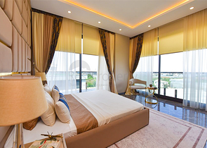 4+1 villa with modern design in the picturesque Kargicak area