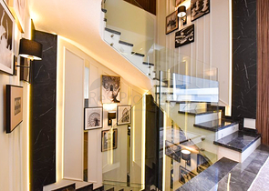 4+1 villa with modern design in the picturesque Kargicak area