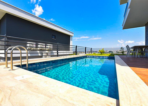 4+1 villa with modern design in the picturesque Kargicak area